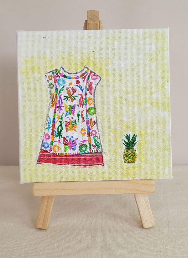 Cuadro traje flor de piña
