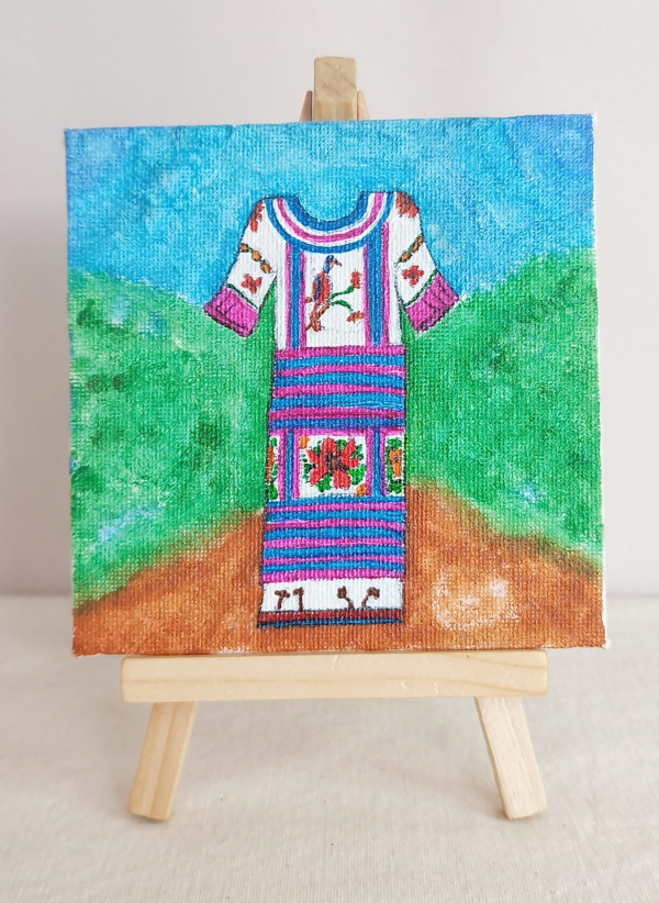 Cuadro traje Huautla.