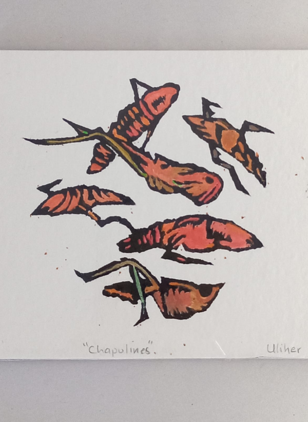 Grabado "chapulines"