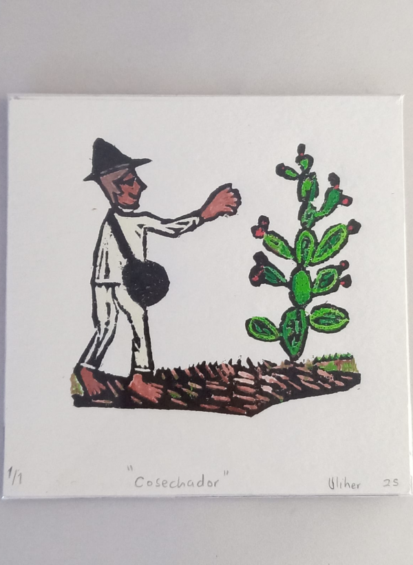 Grabado "cosechador"