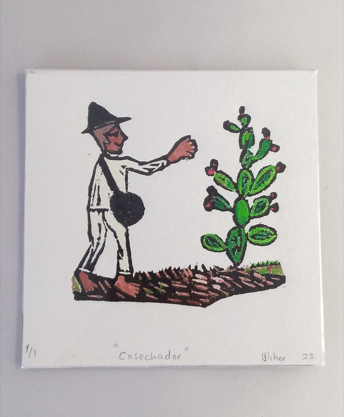 Grabado "cosechador"