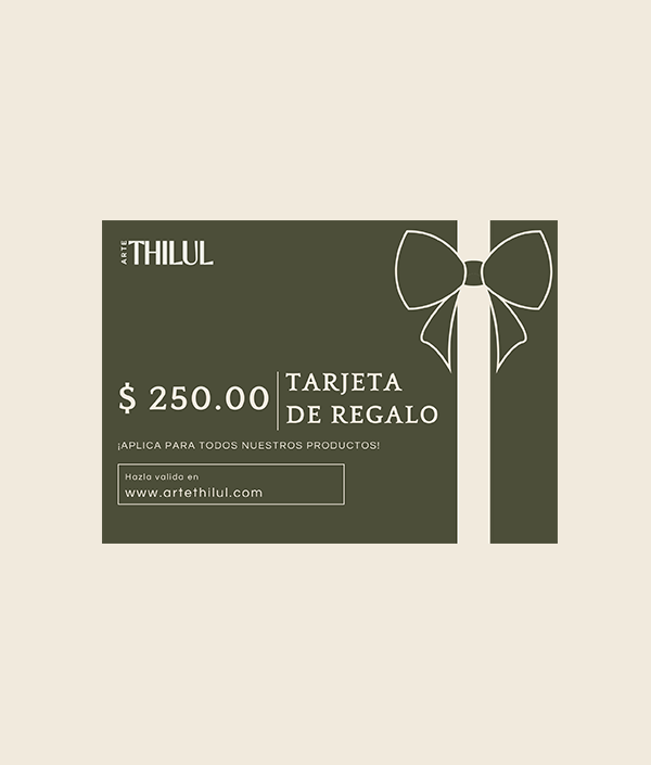 Tarjeta de regalo $250.00