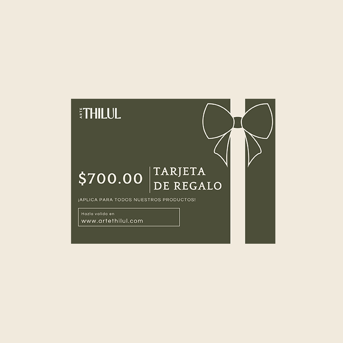 Tarjeta de regalo $700.00