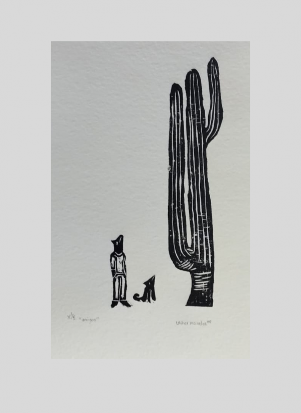 Grabado "amigos"