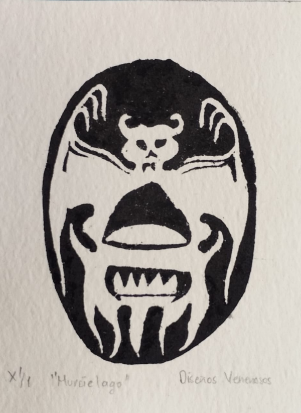 Grabado "murciélago"