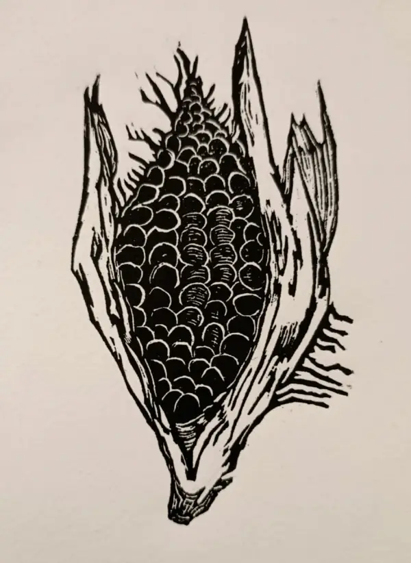 "El lujo" (grabado en papel algodón)